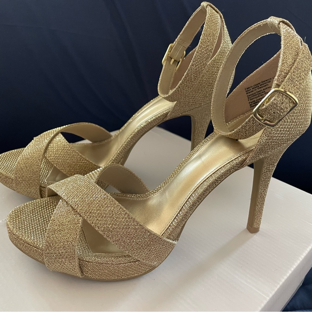 Gold heels